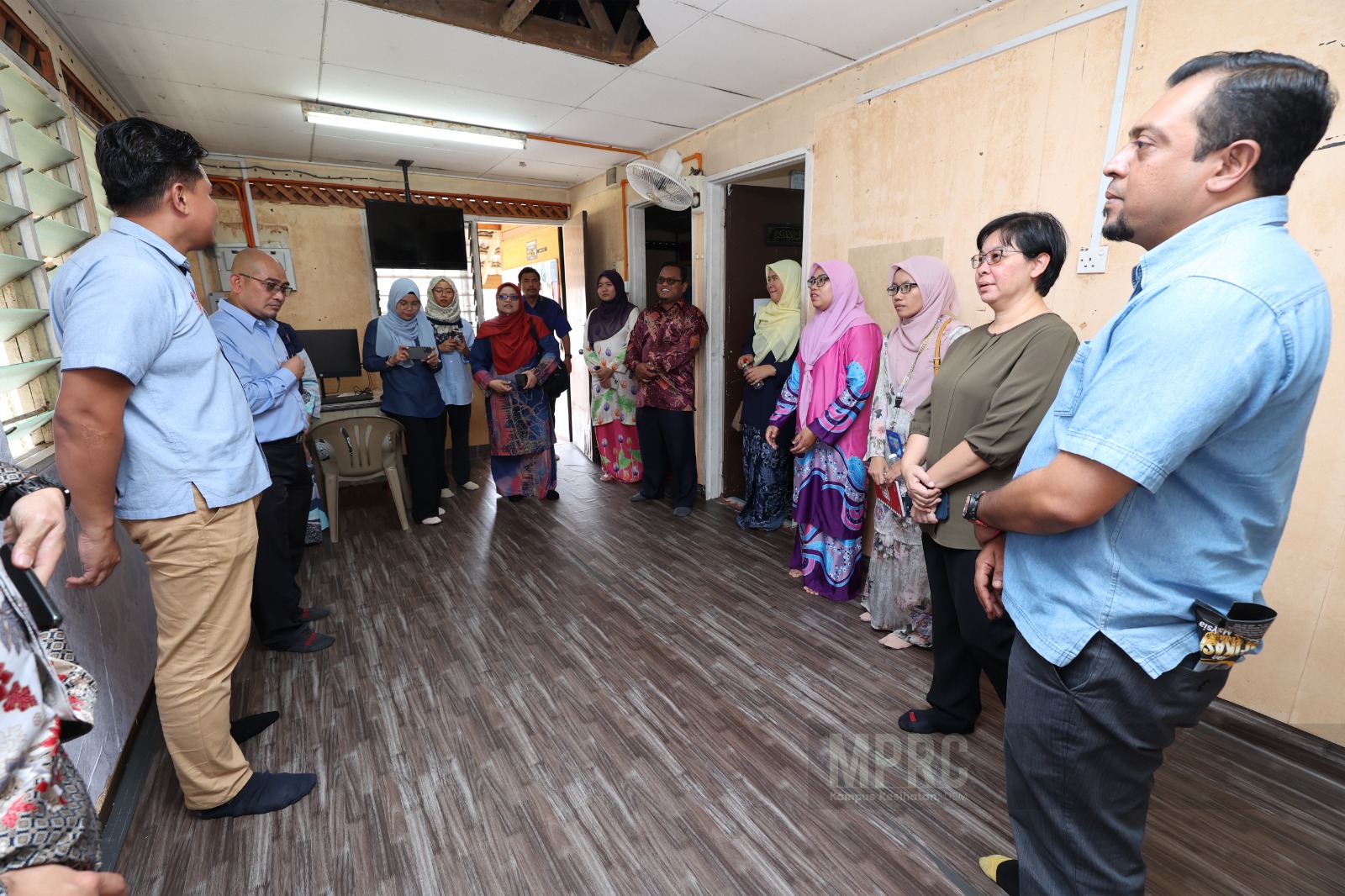 DELEGASI KPT KEMENTERIAN KEWANGAN JKM DAN WAKIL UA TINJAU PELAKSANAAN GERAN LIBATSAMA UNIVERSITI KOMUNITI PPDK USM 2