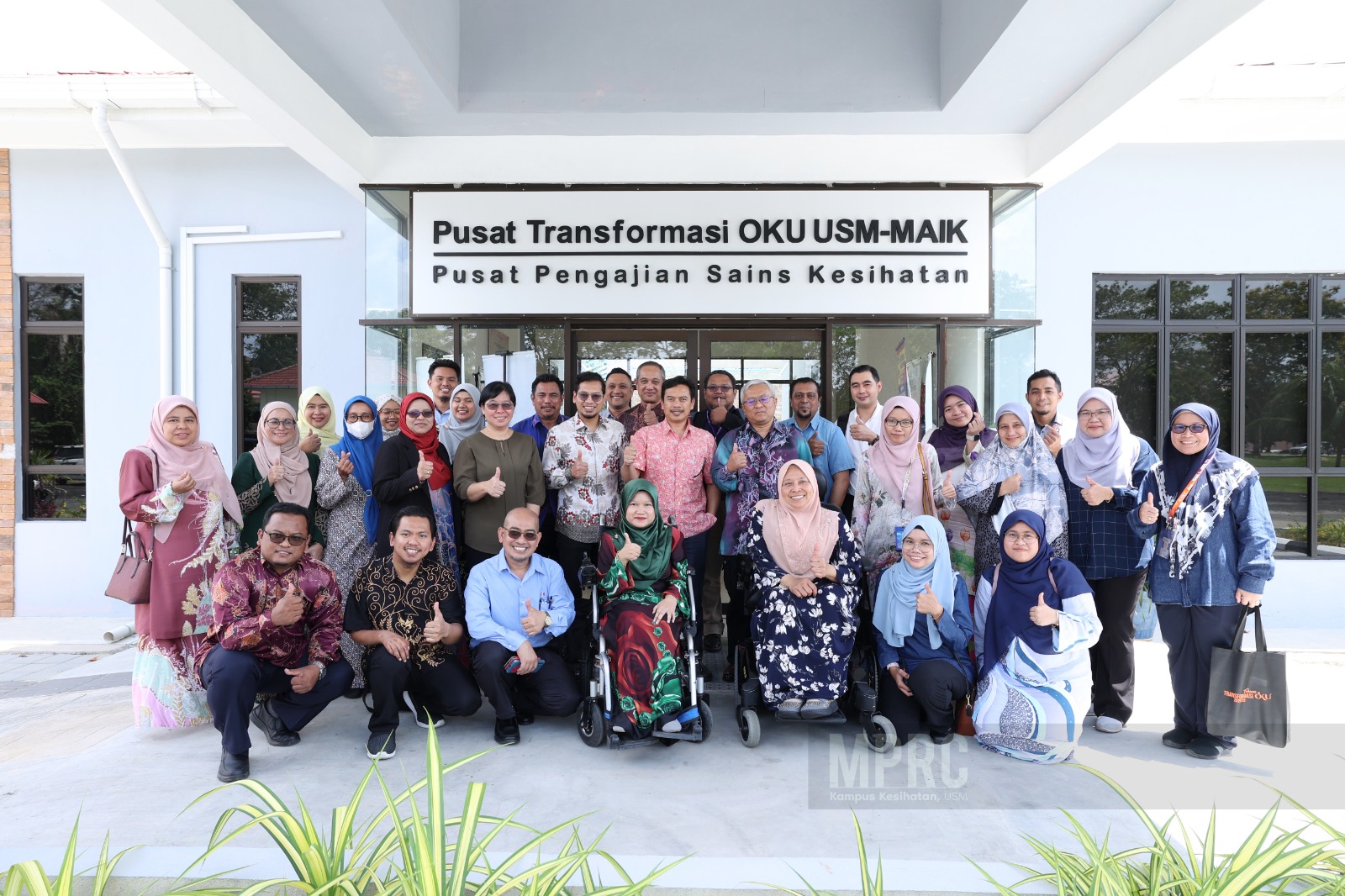 DELEGASI KPT KEMENTERIAN KEWANGAN JKM DAN WAKIL UA TINJAU PELAKSANAAN GERAN LIBATSAMA UNIVERSITI KOMUNITI PPDK USM 8