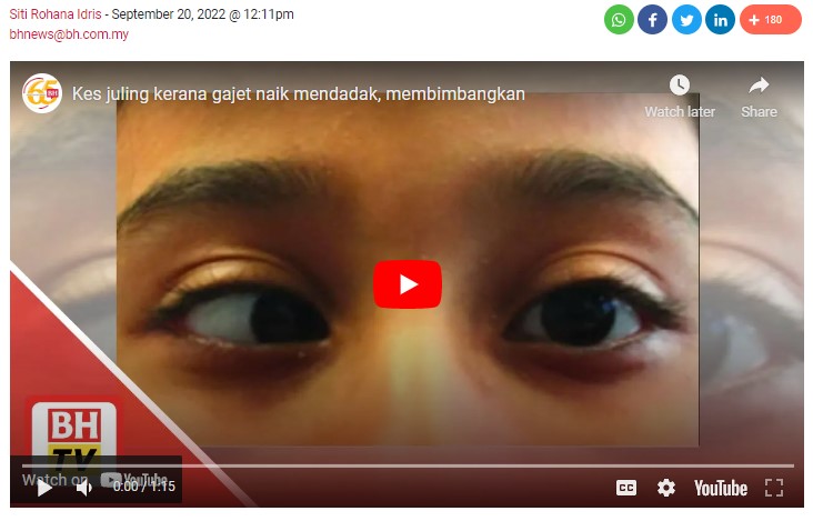 KES JULING KERANA GAJET NAIK MENDADAK MEMBIMBANGKAN
