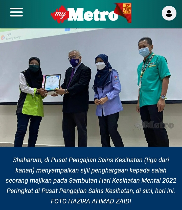INDIVIDU TERIMA RAWATAN PSIKIATRI DI HUSM MENINGKAT METROTV