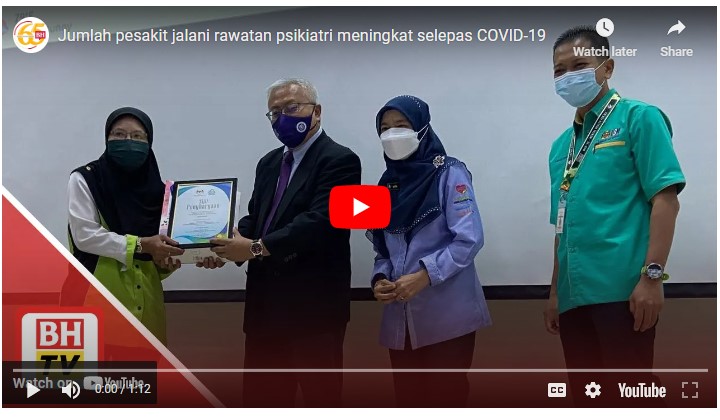 JUMLAH PESAKIT JALANI RAWATAN PSIKIATRI MENINGKAT SELEPAS COVID 19