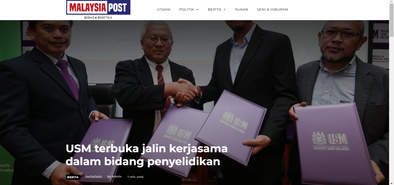 malaysiapost MOU ZnAbqary
